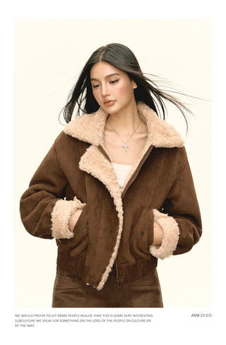fur short coat