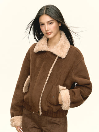 fur short coat