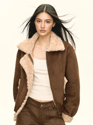 fur short coat
