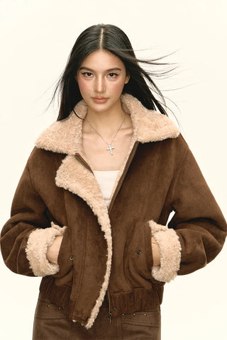 fur short coat