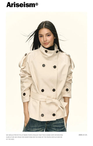 short trench coat