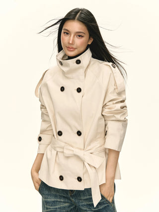 short trench coat