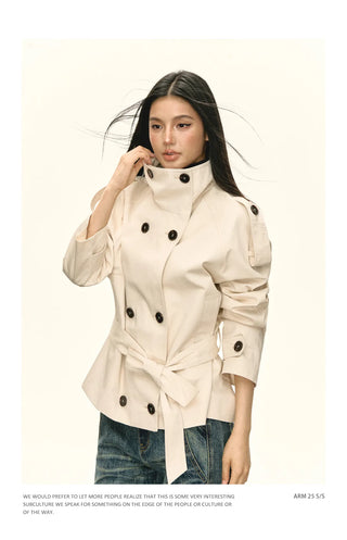 short trench coat