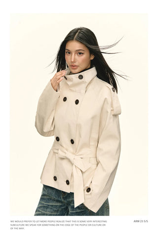 short trench coat