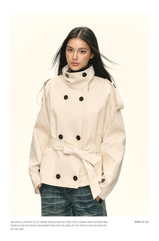 short trench coat