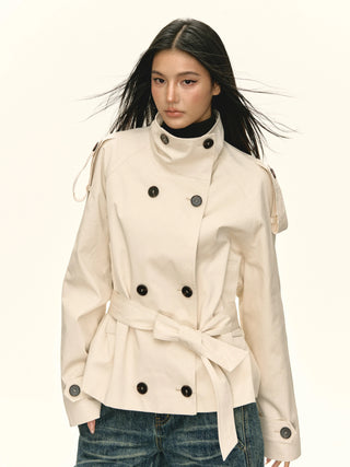 short trench coat