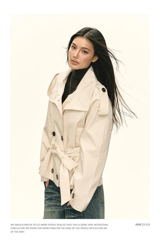 short trench coat