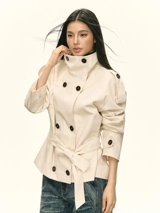 short trench coat
