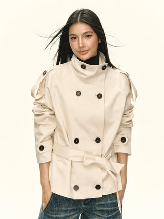 short trench coat