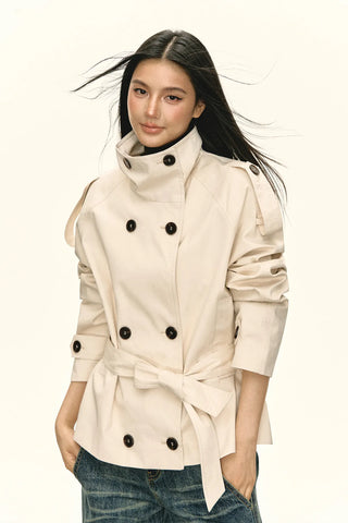 short trench coat