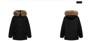 fur down parka
