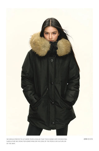 fur down parka