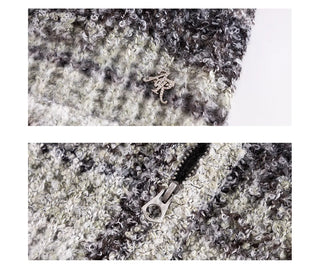 hooded cardigan coat