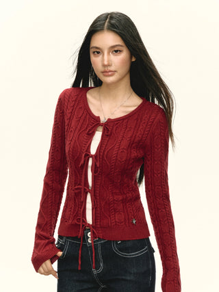 knit cardigan