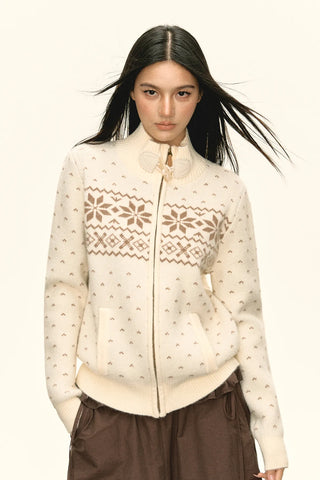 fairisle sweater coat