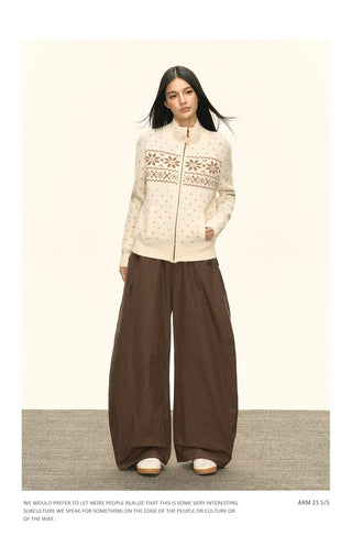 fairisle sweater coat