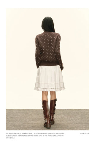 fairisle sweater coat
