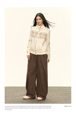 fairisle sweater coat