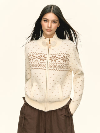 fairisle sweater coat