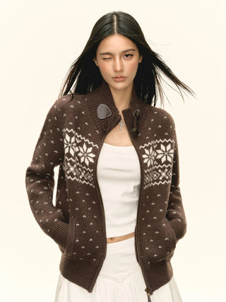 fairisle sweater coat