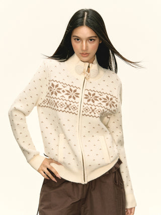 fairisle sweater coat