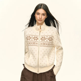 fairisle sweater coat