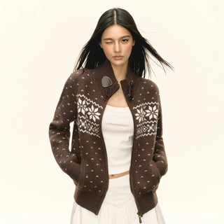 fairisle sweater coat