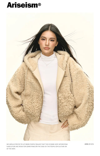 teddy fur coat