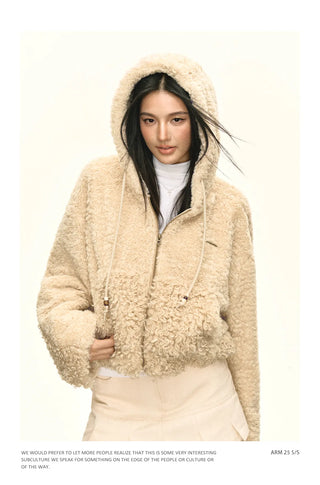 teddy fur coat