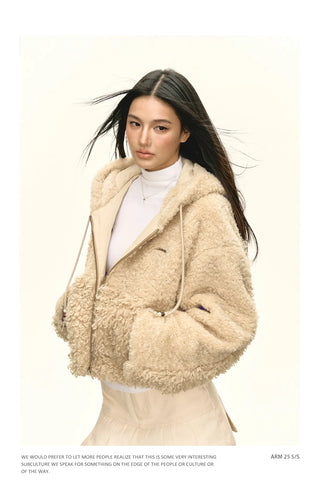 teddy fur coat