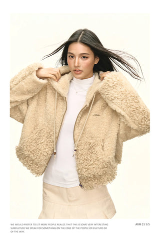 teddy fur coat