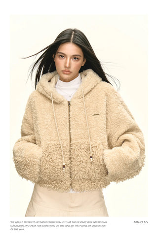 teddy fur coat