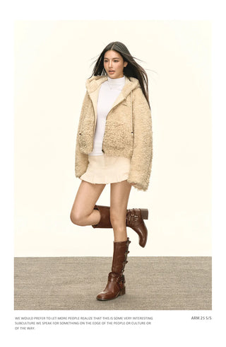 teddy fur coat