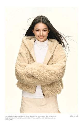 teddy fur coat