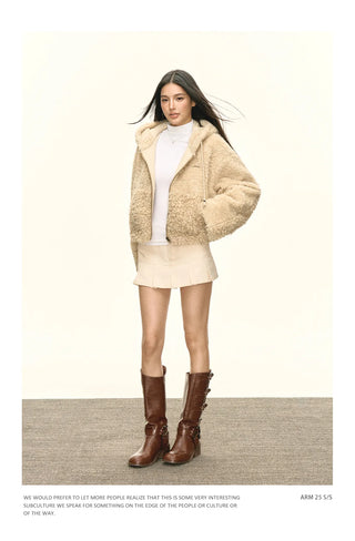 teddy fur coat