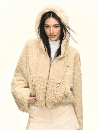teddy fur coat