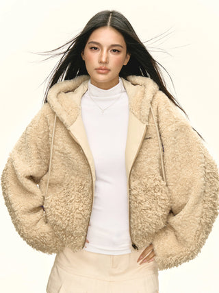 teddy fur coat