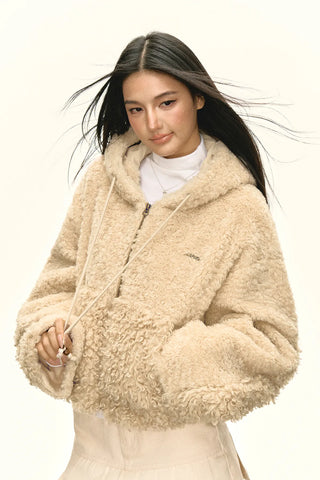 teddy fur coat