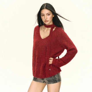 red pullover