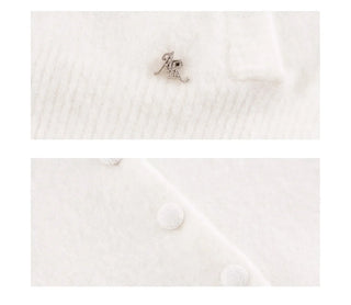 stand collar cardigan