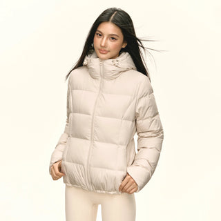 hooded down jacket