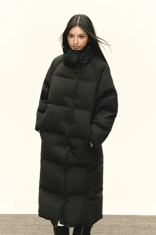 black puffer jacket