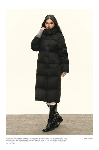 black puffer jacket