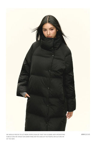 black puffer jacket