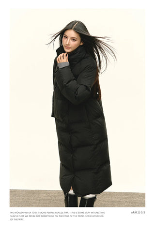 black puffer jacket