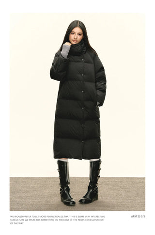 black puffer jacket