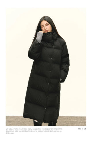 black puffer jacket