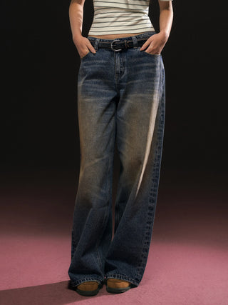 wide-leg jeans