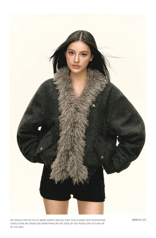 reversible short coat