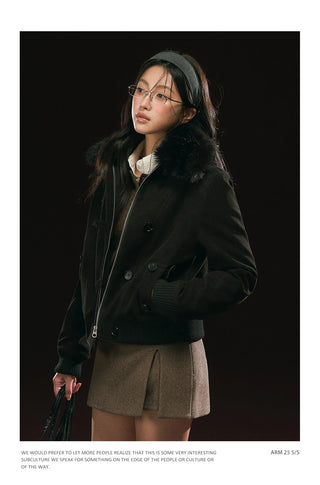 quilted leather coat